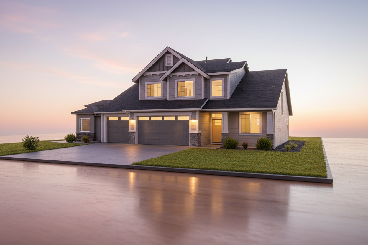 3D Building Model View 2