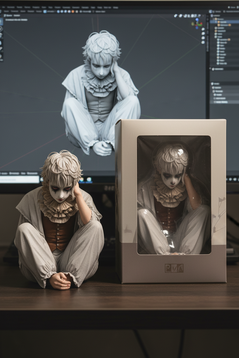 3D Anime Figurine 2