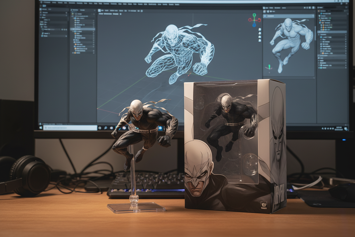 3D Anime Figurine