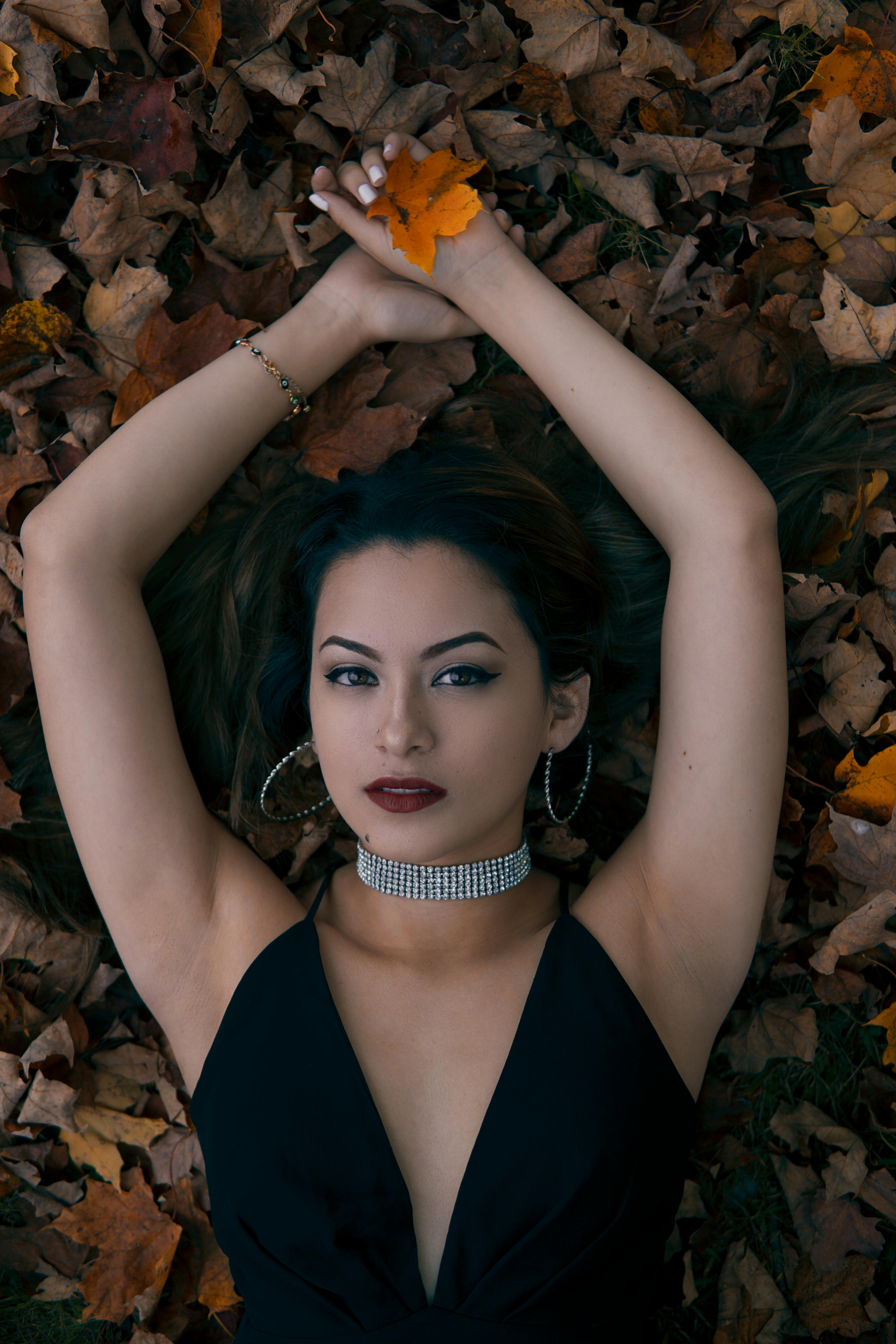 Woman with Original Necklace